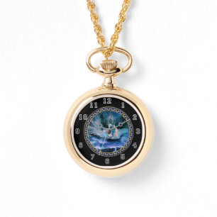 Montre Sirène aux cheveux turquoise