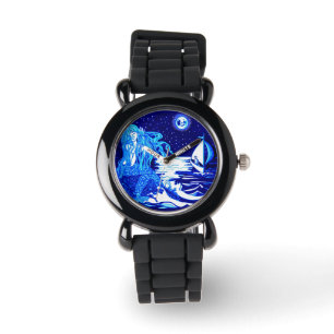 Montre Sirène se peignant les cheveux