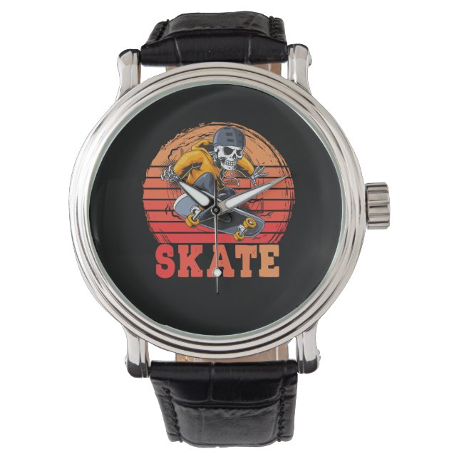 Montre Skateboard Retro Skateboard Vintage (devant)