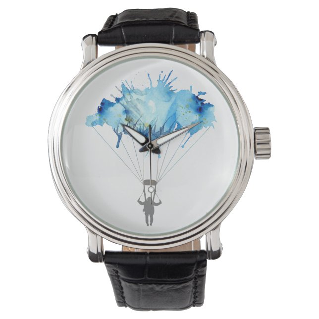 Montre Skydiver, Parachute. Sport De Plongée En Plein Air (devant)