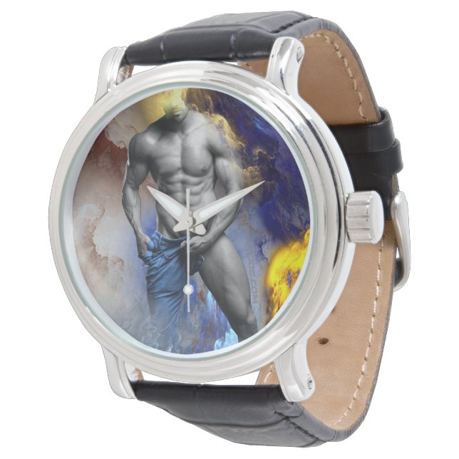 Montre SlipperyJoe's musculaire physique chemise vapeur (Incliné)