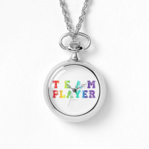 Montre SlipperyJoe's Team Player mots gradient rainbow c