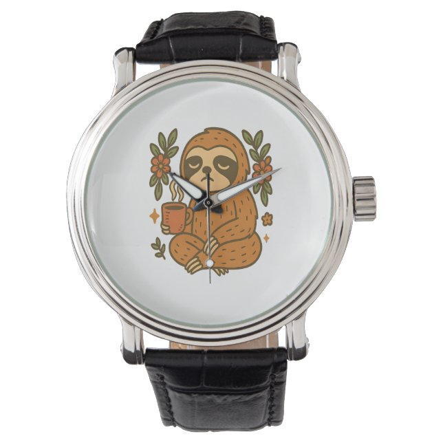 Montre Sloth Jouer de la guitare (devant)