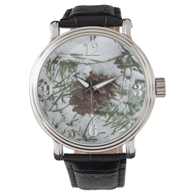 Montre Snowy Pine Cone I (devant)