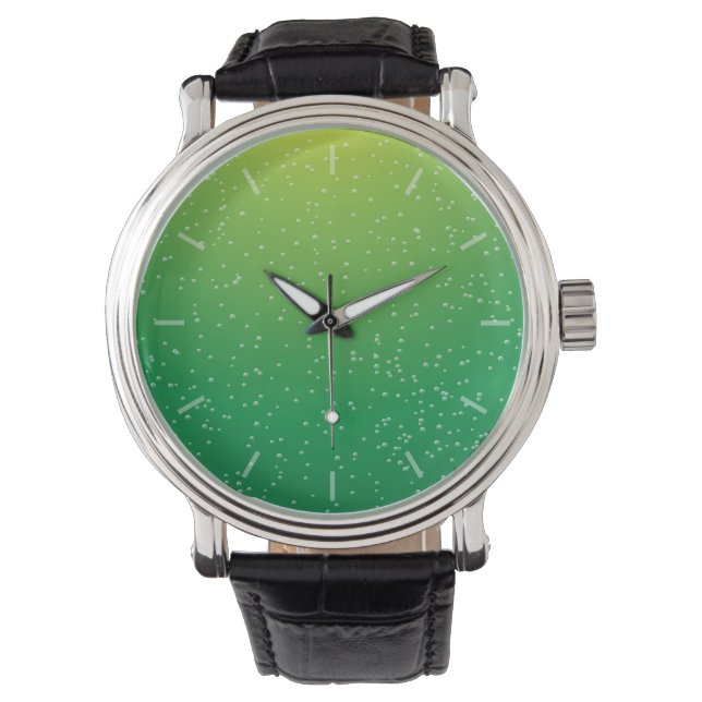 Montre Soda de chaux avec de minuscules bulles Art Arrièr (devant)