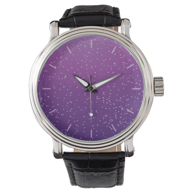 Montre Soda de raisin avec minuscules bulles Art Arrière  (devant)