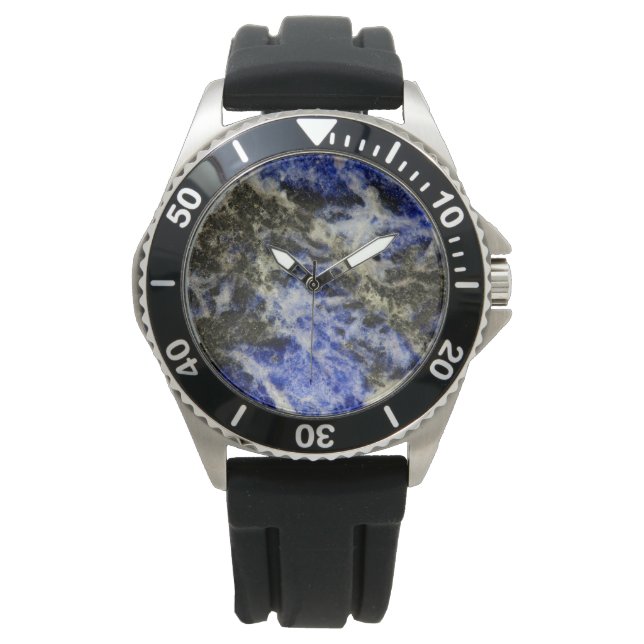 Montre Sodalite bleue (devant)