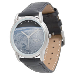 Montre Soleil Brillant Sur L'Océan Pacifique Sud.