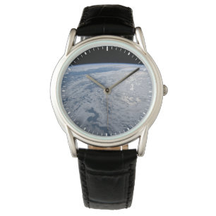 Montre Soleil Brillant Sur L'Océan Pacifique Sud.