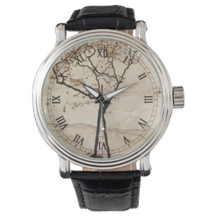 Montre Soleil d'automne et arbres par Egon Schiele, Art v