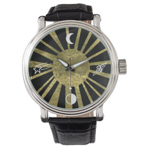 Montre Soleil doré