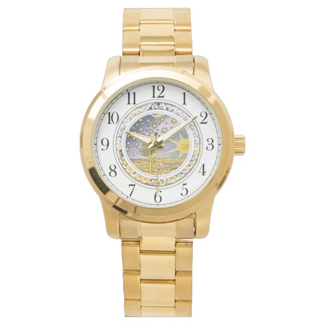 Montre Soleil étoile céleste (devant)