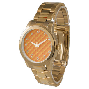 Montre Soleil    Orange Vintage Mens Regardez