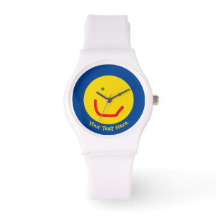 Montre Soleil souriant, visage joyeux