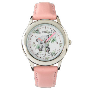 Montre Son nombre suffisant   Affirmations Cutes   Panda