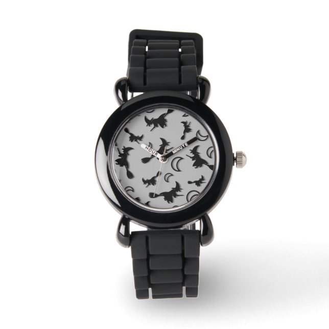 Montre Sorcière volante entre la moitié de la lune à Hall (Recto)
