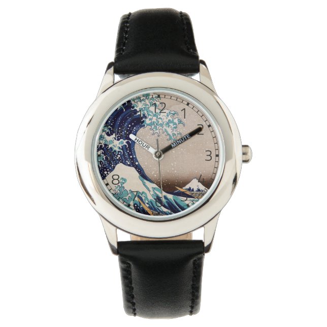 Montre Sous la Grande Vague au large de Kanagawa (devant)