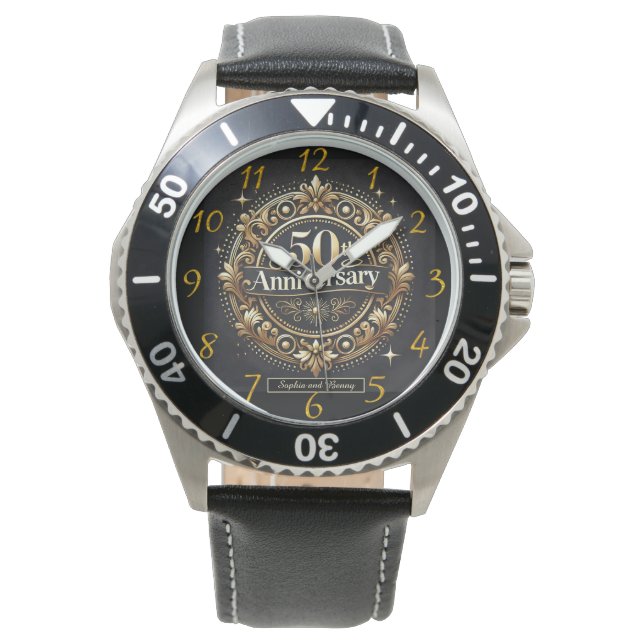 Montre Souvenirs d'or : 50 ans ensemble (devant)
