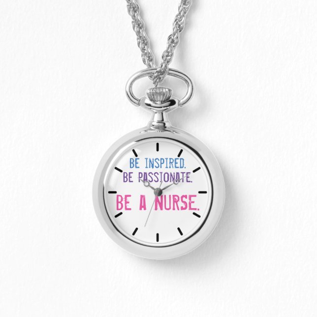Montre Soyez une infirmière - Citation (Recto)