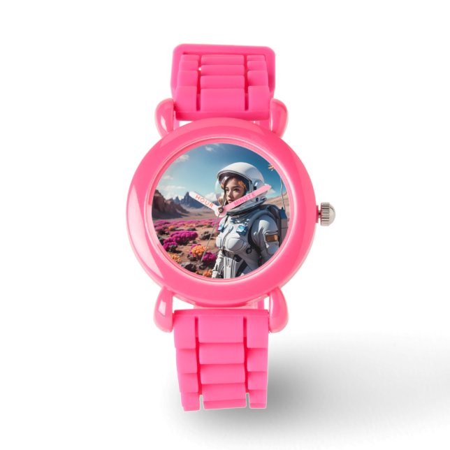 Montre Space girl explore la planète | (Recto)