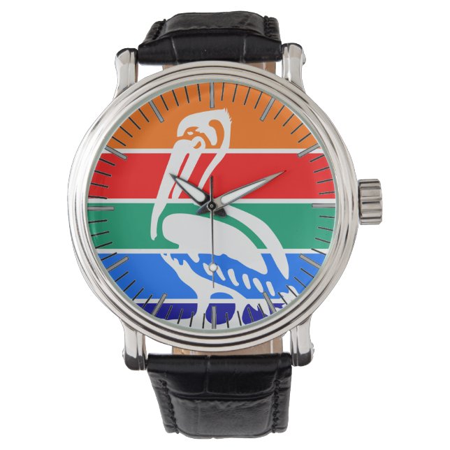 Montre spéciale avec drapeau de Saint-Pétersbourg (devant)