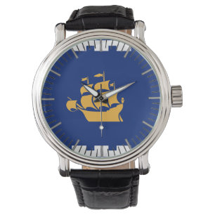Montre spéciale patriotique avec drapeau de la vil