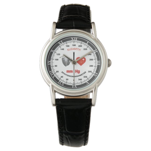 Montre Sphygmomanomètre Moniteur De Pression Sanguine Pou (devant)