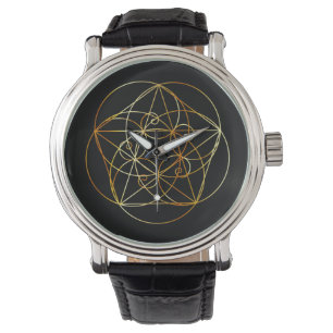 Montre Spirale de Fibonacci la géométrie sacrée