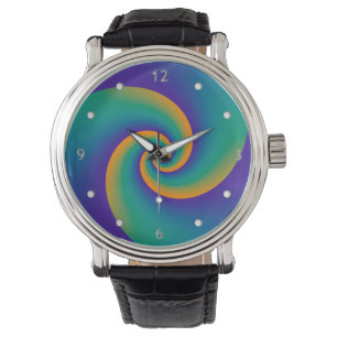 Montre Spirales Arrière - plans Abstraites V