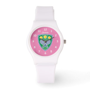 Montre sport silicone personnalisée pour fille de 