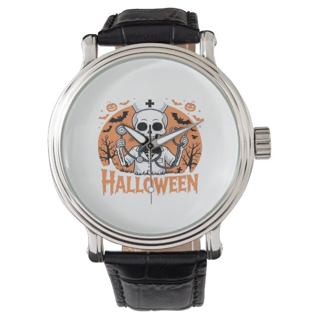 Montre Squelette de l'infirmière d'Halloween Essential T- (devant)