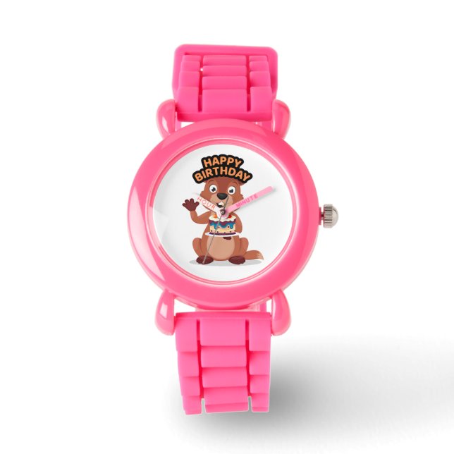 Montre Squirrel birthday (Recto)