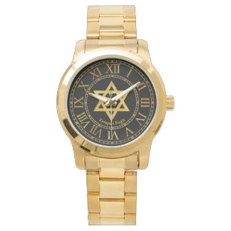 Montre Star of David Gold Personnalisez