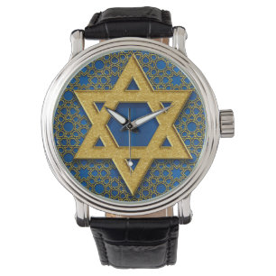Montre Star of David, Hanoukka Motif cadeau de vacances