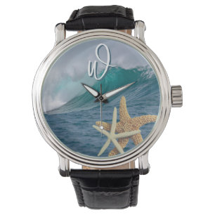 Montre Starfish Ocean Wave Single Initial Wistwatch