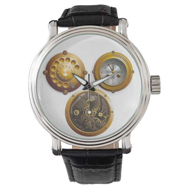 Montre Steampunk Uhr (devant)
