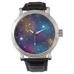 Montre stellaire d'impression de galaxie