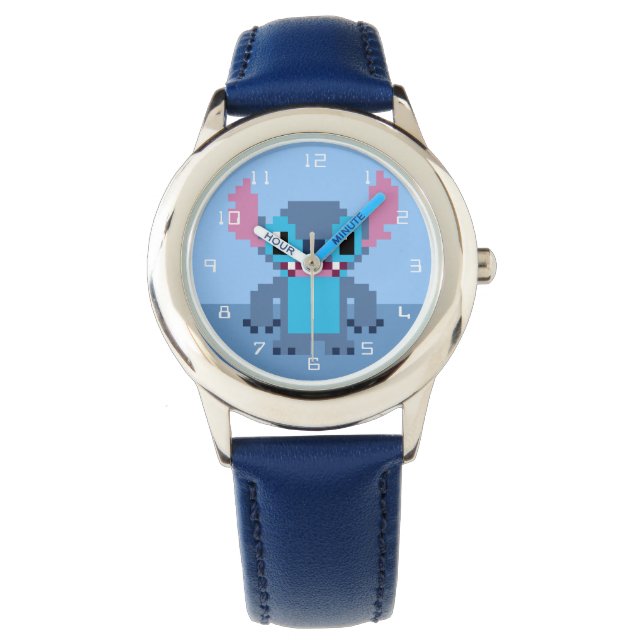 Montre Stitch à 8 bits (devant)