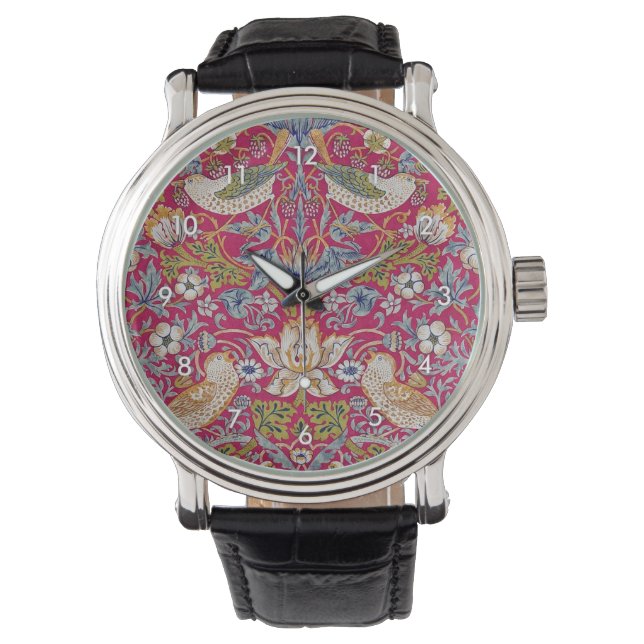 Montre Strawberry Thief, William Morris (devant)