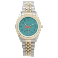 STYLISH MODERNE ARGENT OR TURQUOISE VERT MARQUE