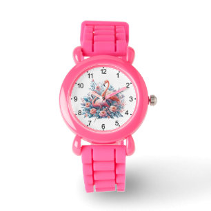 Montre Sublimation Flamant rose-95158