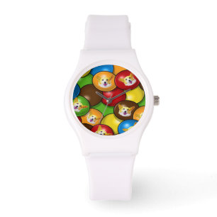 Montre Sucrerie de corgi d'amusement