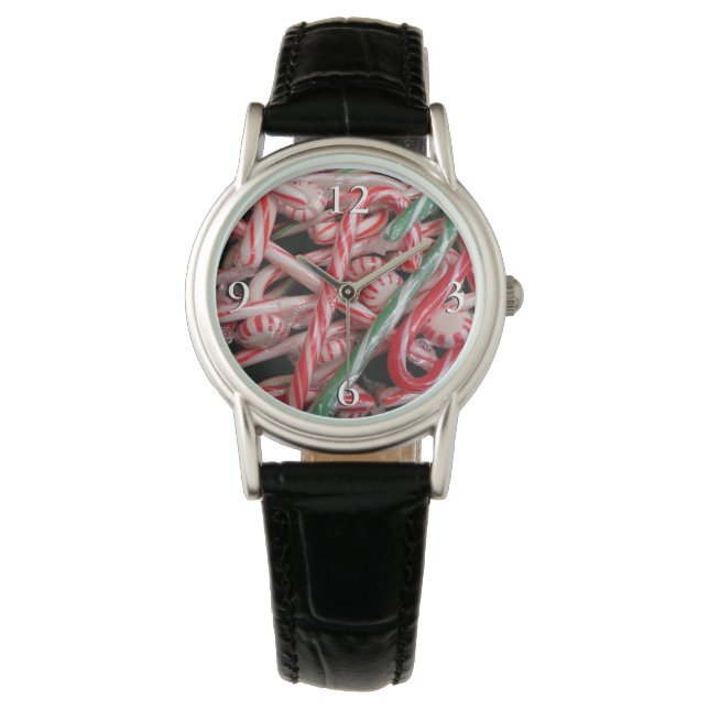 Montre Sucres de canne et menthe de Noël (devant)