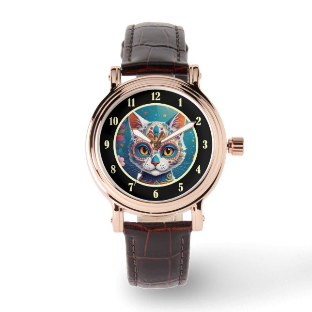Montre Sugar Skull Kitty (Recto)