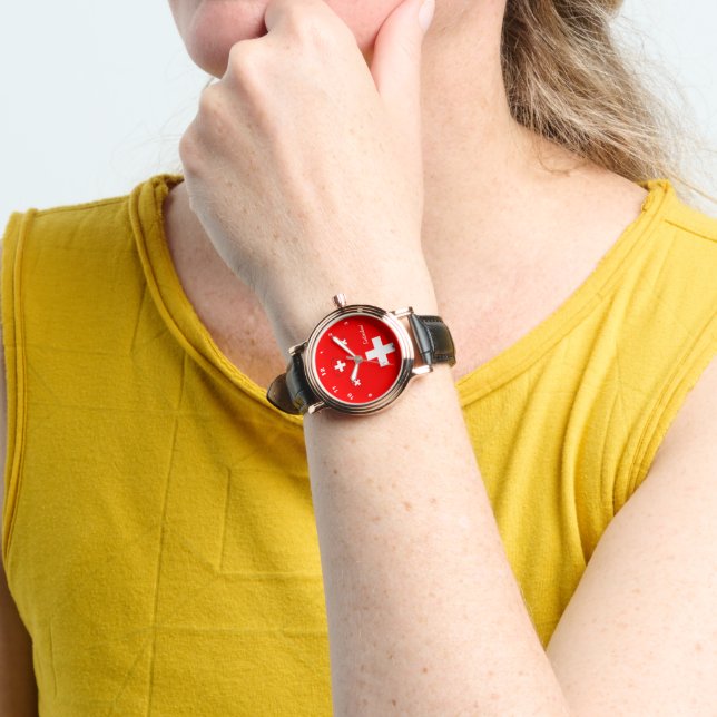 Montre suisse moderne, Suisse design (Poignet)