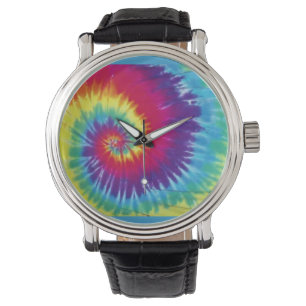 Montre super de cuir de colorant de cravate