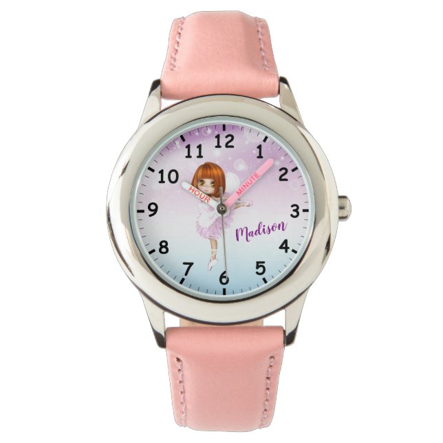 Montre Super mignonne Ballerina Regarder les enfants pers (devant)