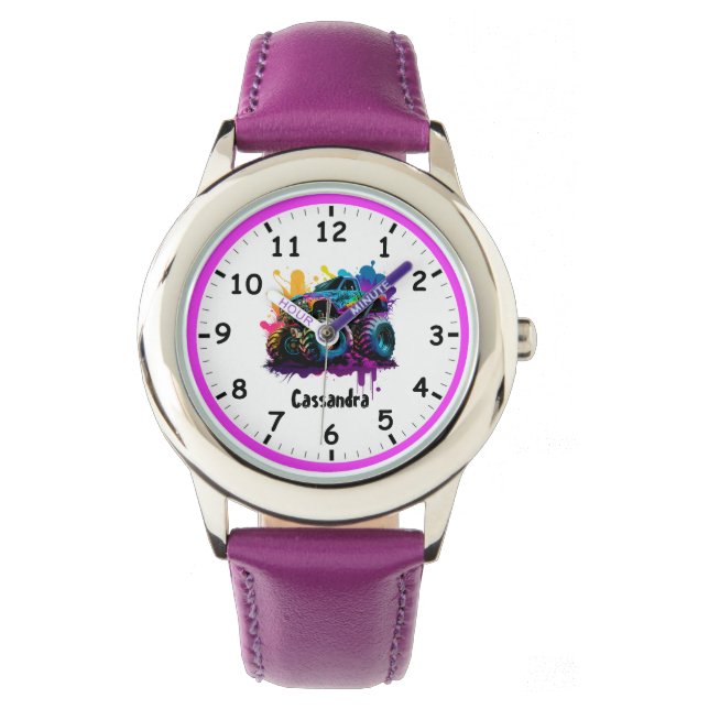Montre Super Psychedelic Monster Truck Kids (devant)