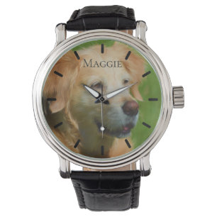 Montre Superbe Golden Retriever Personnalisé