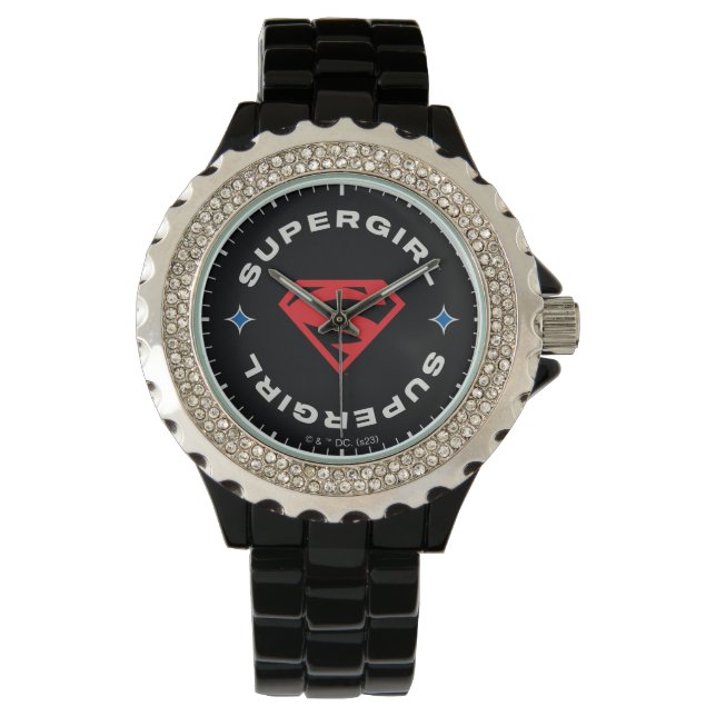 Montre Supergirl Age of Heroes Circle S-Shield (devant)
